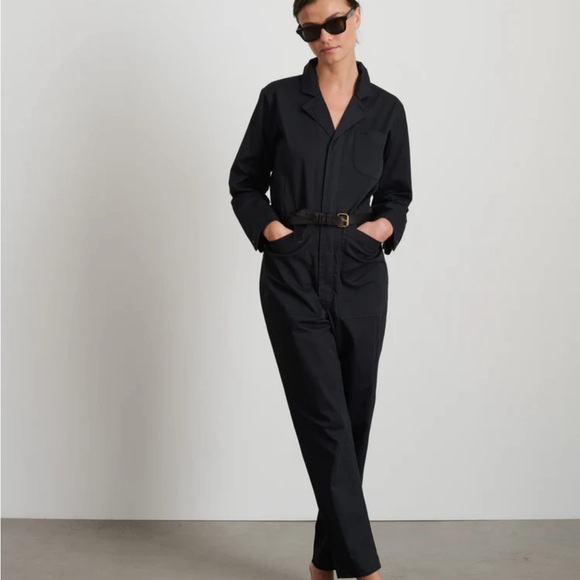Alex Mill Standard Zip Jumpsuit in Herringbone
